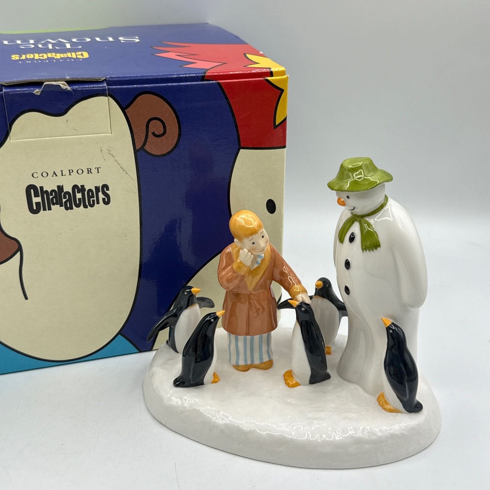 Coalport The Snowman Penguin Pals Figurine 2004 Guild Exclusive Box & Cert